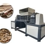 Double axis shredderDouble axis cardboard box shredder