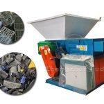 Single axis shredderSingle axis fruit basket shredder