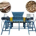 Double axis shredderDouble axis cardboard box shredder