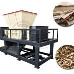 Double axis shredderDouble axis cardboard box shredder