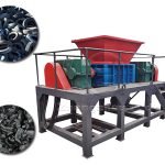 Double axis shredderDouble axle tire shredder