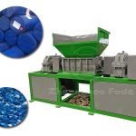 Double axis shredderScrap blue barrel shredder