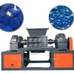 Double axis shredderScrap blue barrel shredder
