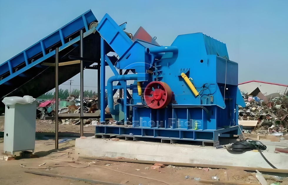 Metal crushing production line