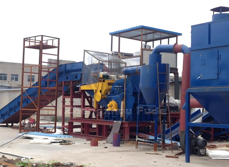 Metal crushing production line