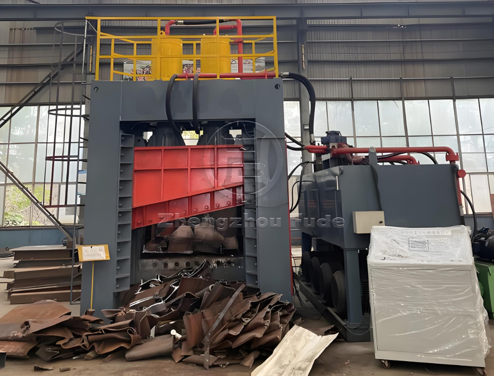 Gantry shearing machine