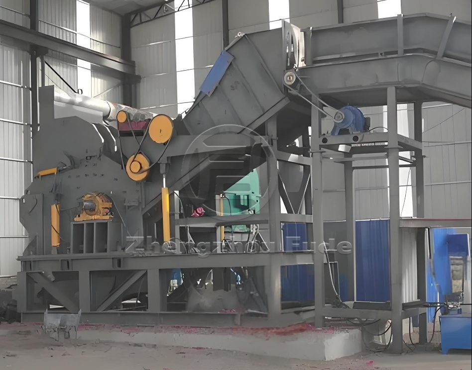 Metal crushing production line