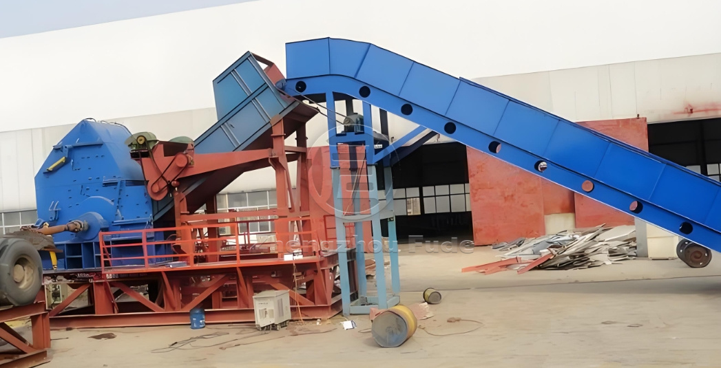 Metal crushing production line